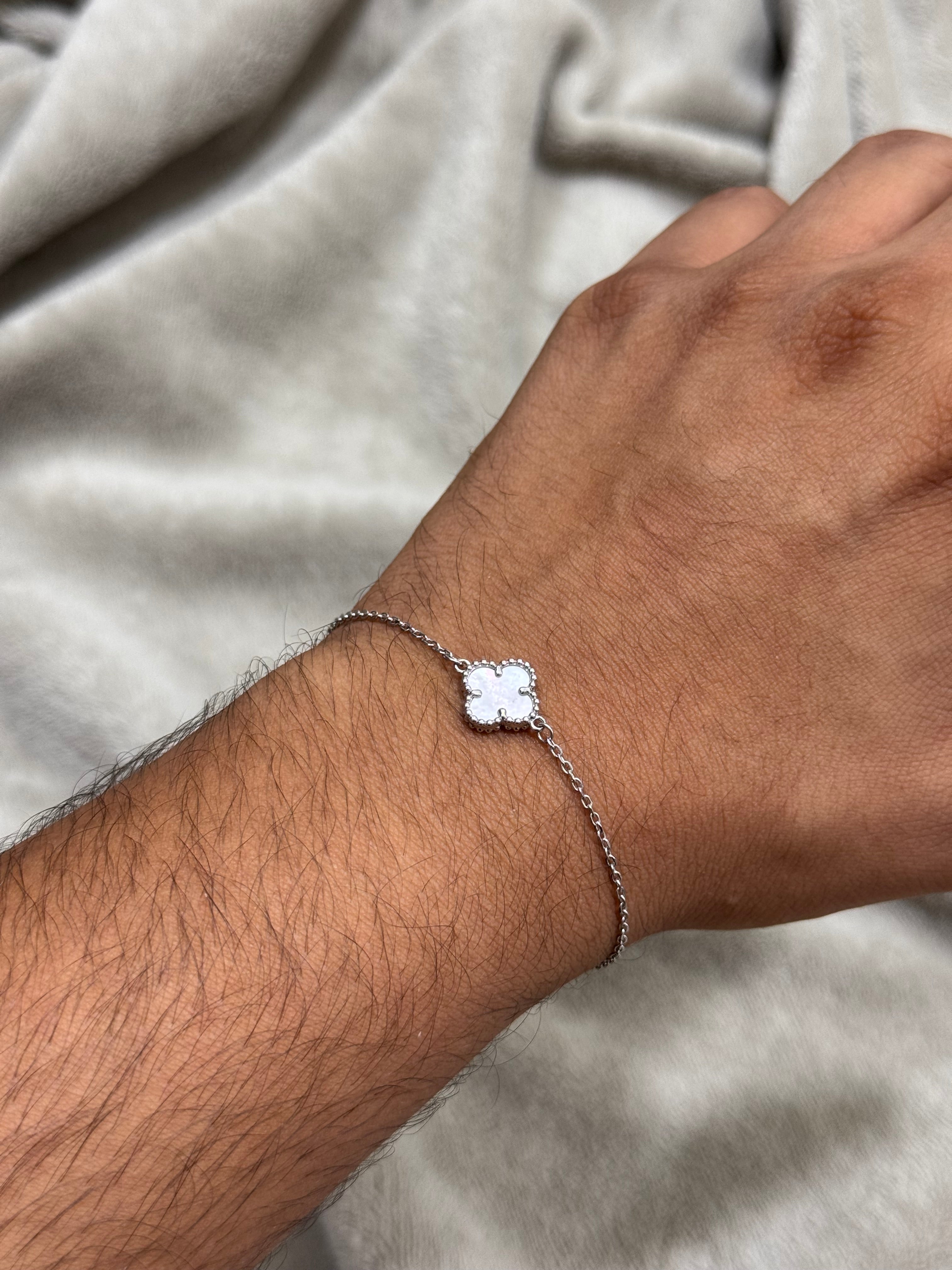 White Van cleef bracelet