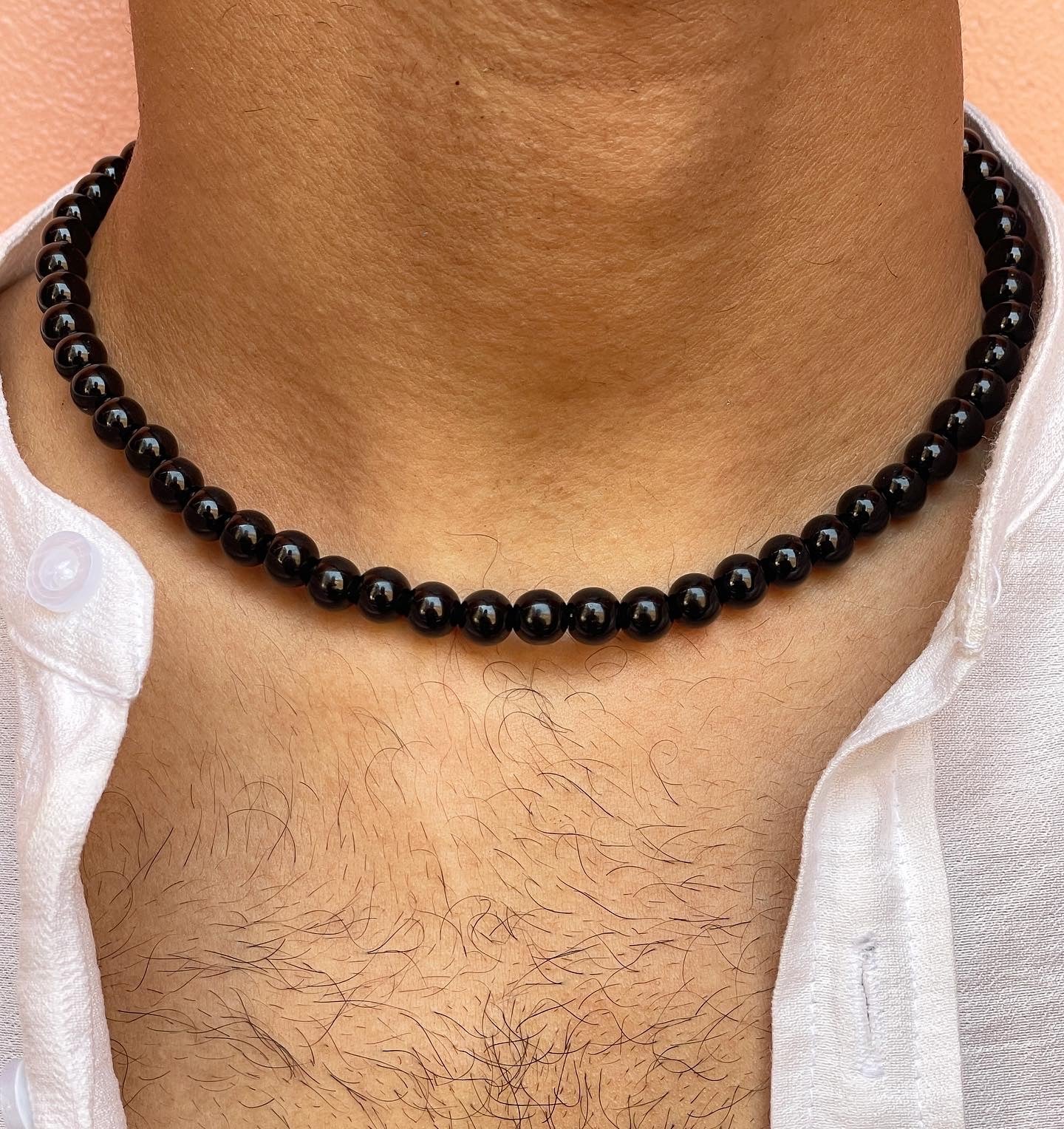 Black neck necklace