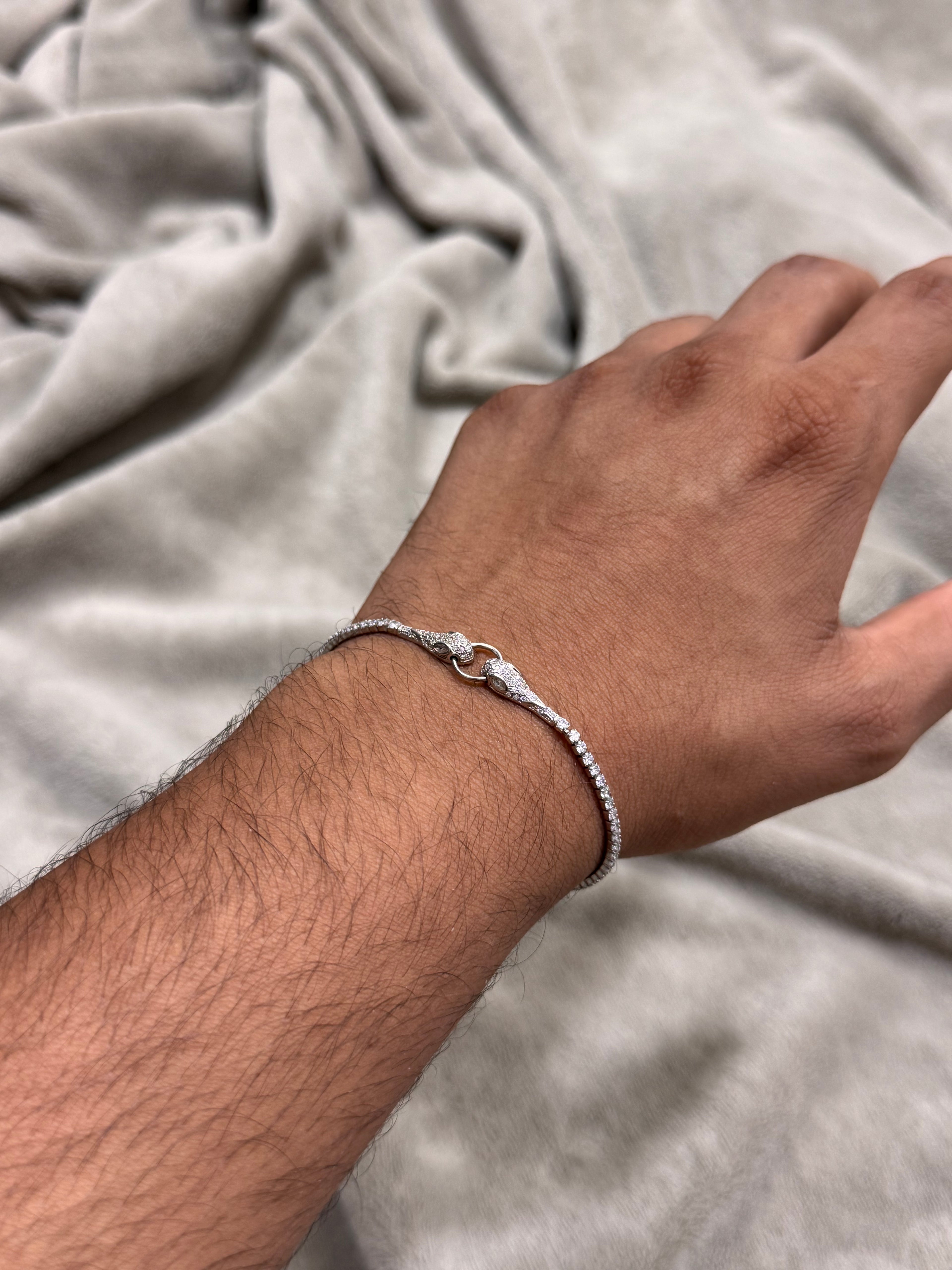 Double snake bracelet