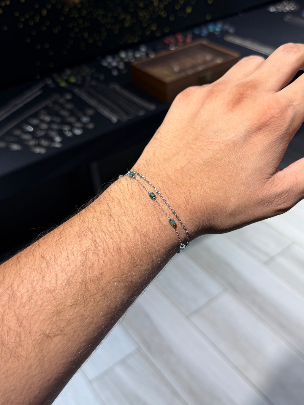 Minimalist Beaded Double-Layer Bracelet