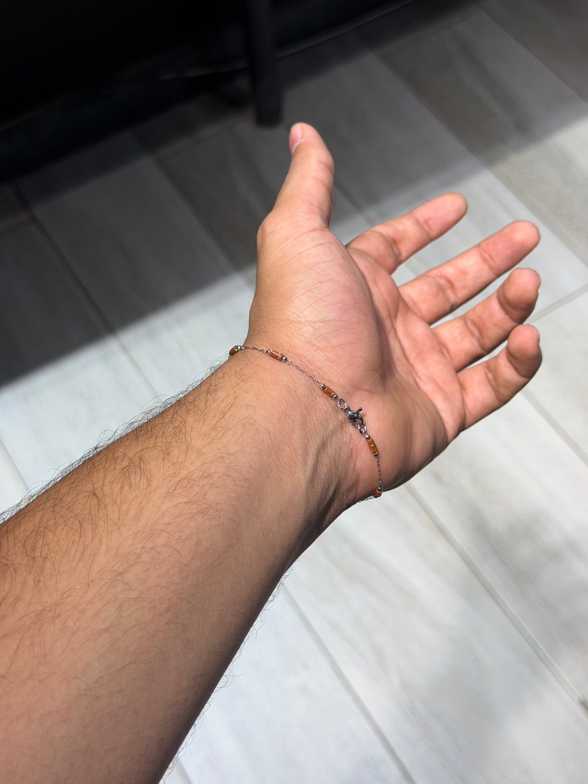 Cosmic Brown Stainless Steel Bracelet