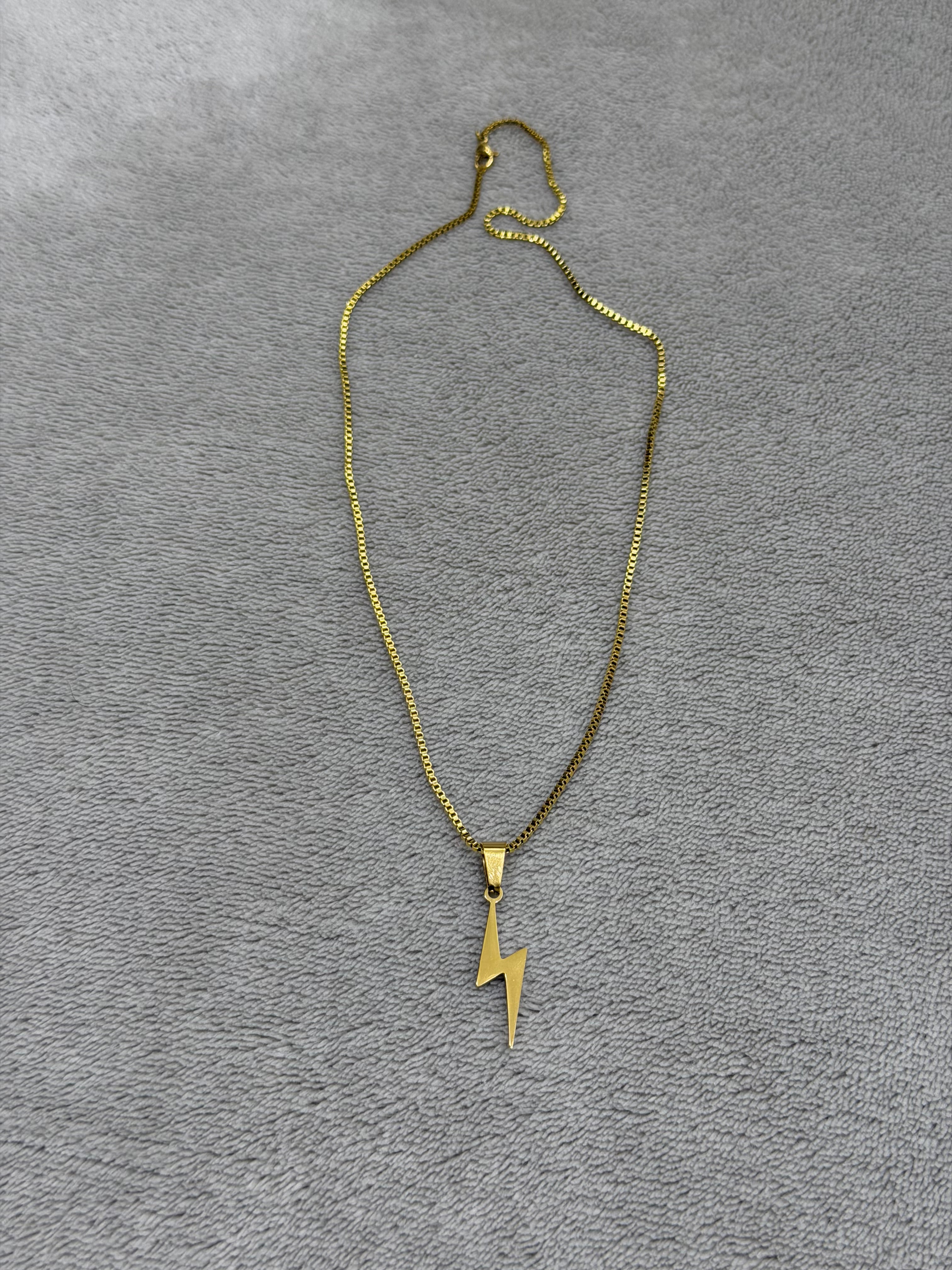 Gold Electricity necklace