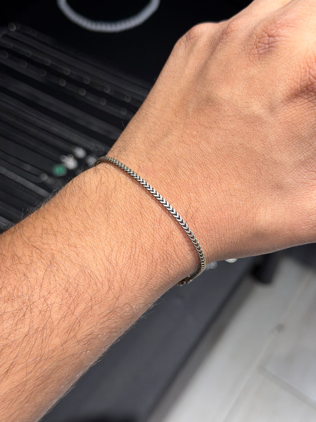 Arrow Edge 925 Silver Bracelet