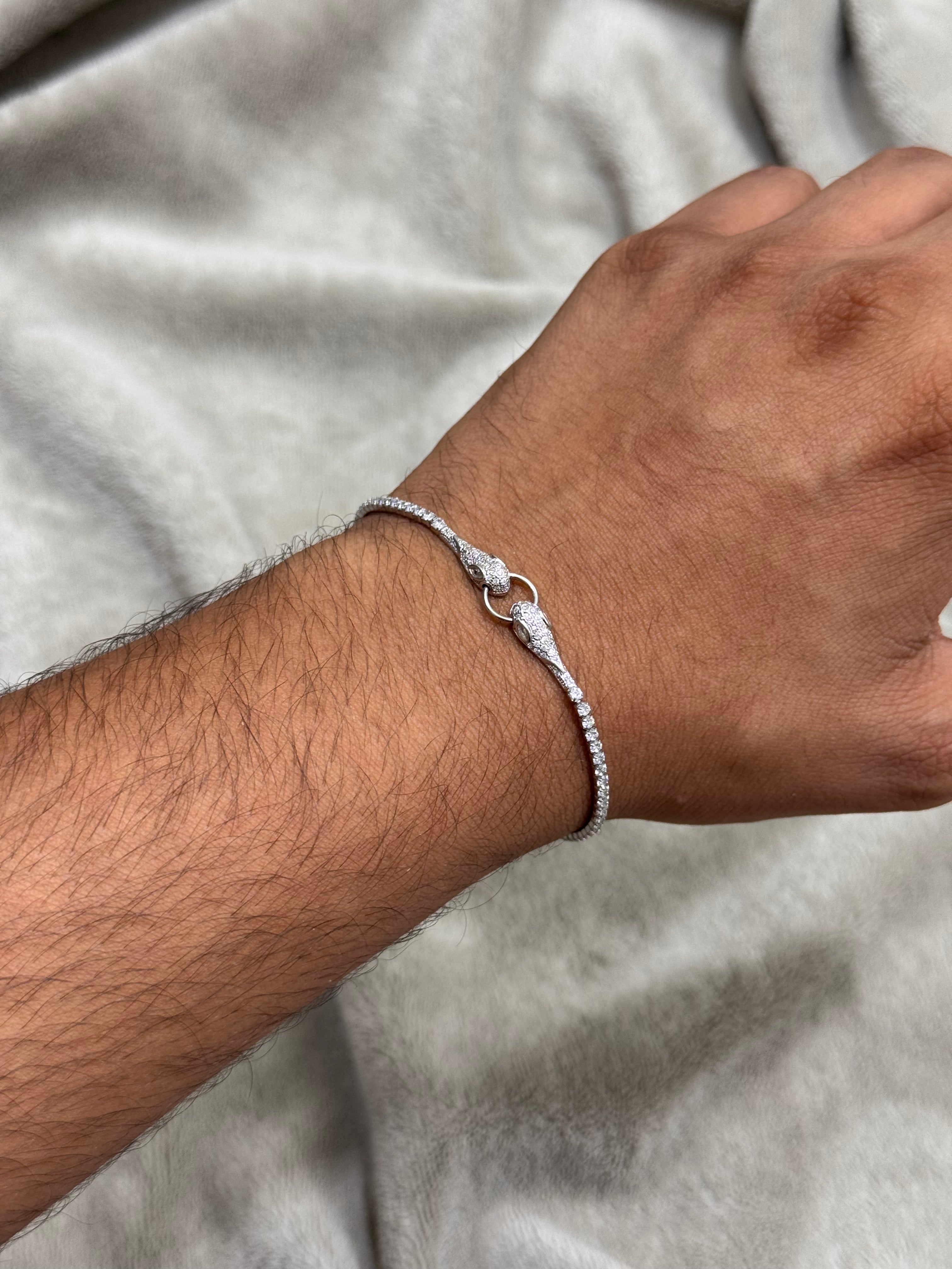 Double snake bracelet