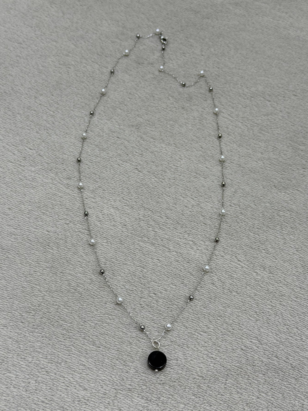 Pearl stainless steel necklace