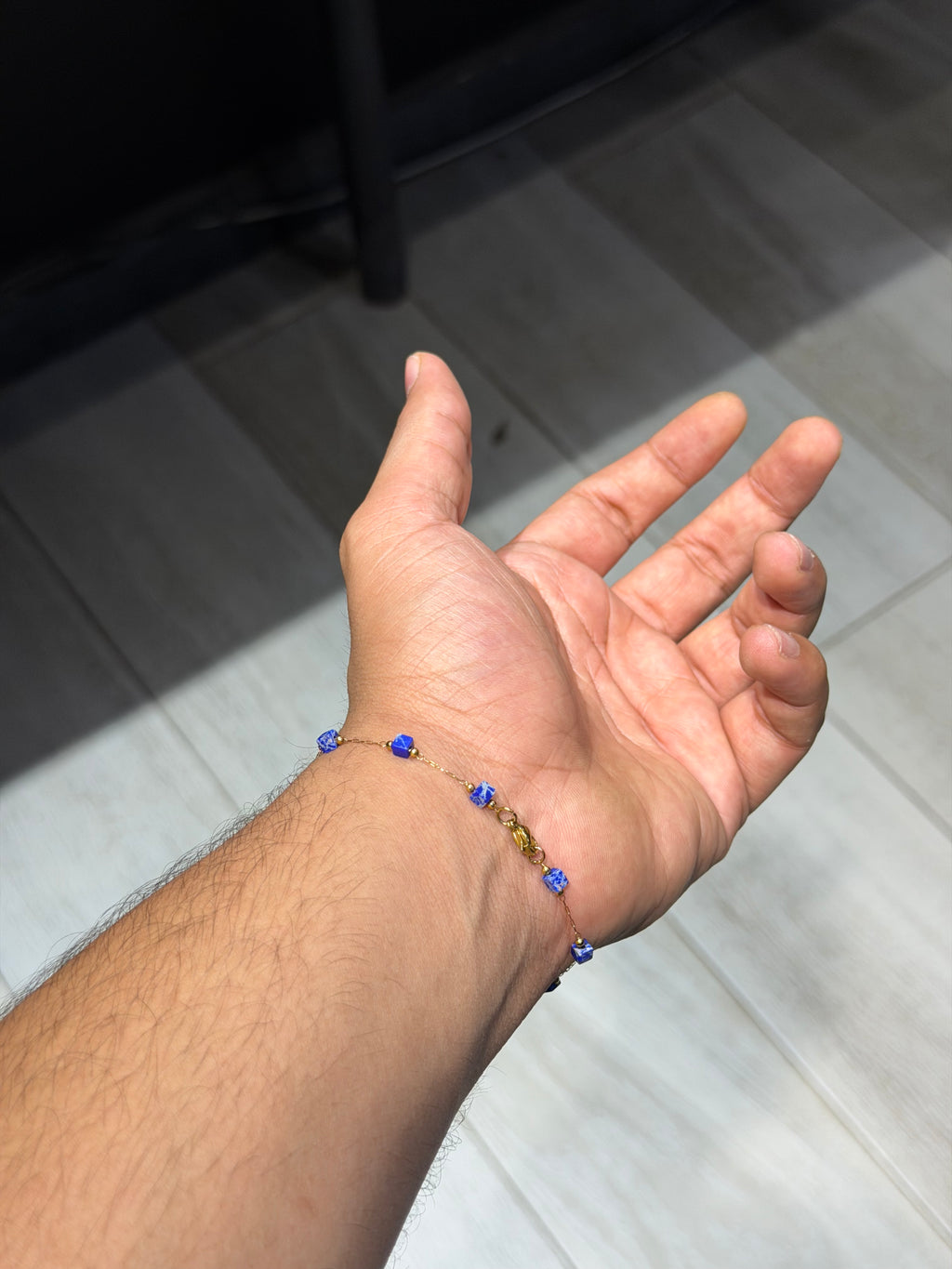 Lapis Blue Crystal Bracelet