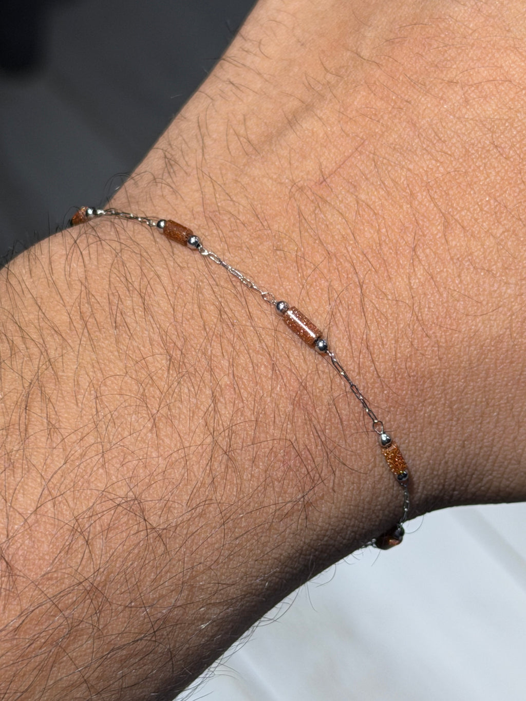 Cosmic Brown Stainless Steel Bracelet