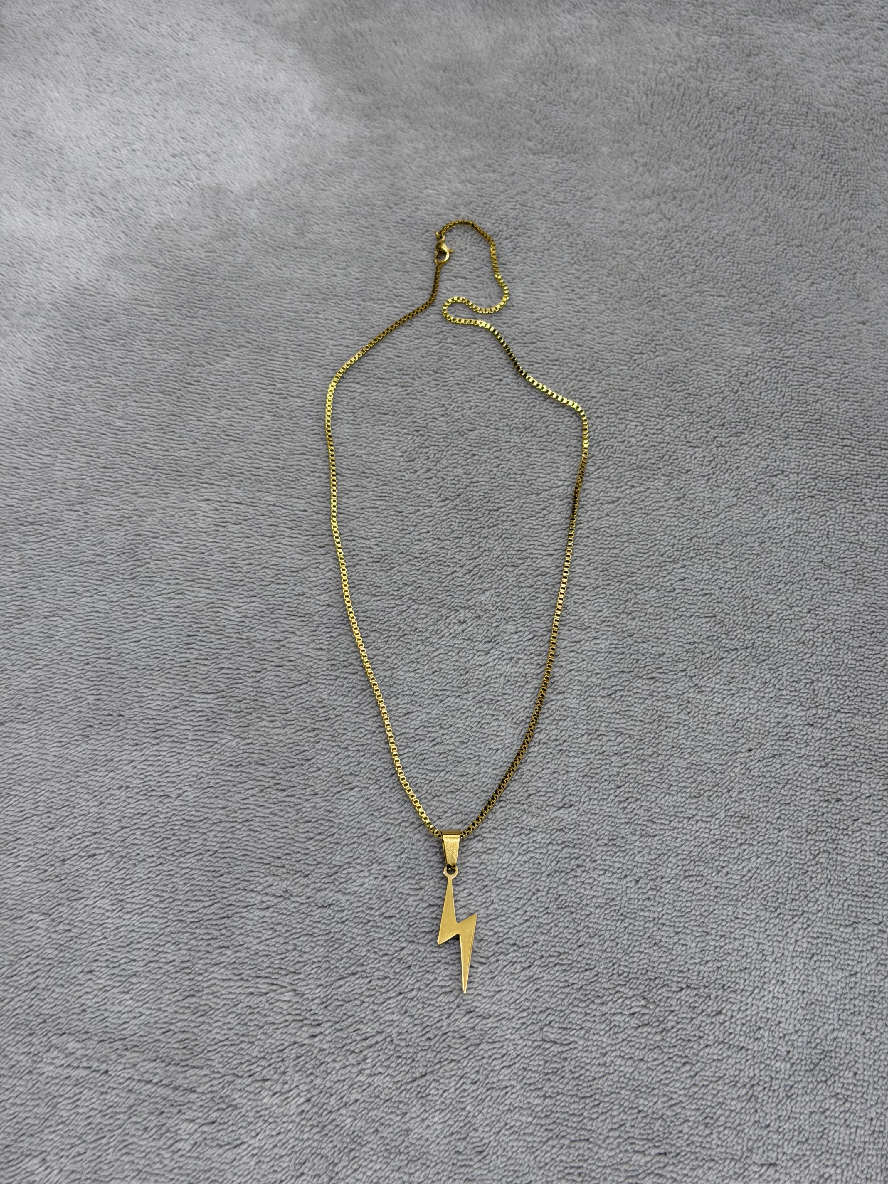 Gold Electricity necklace