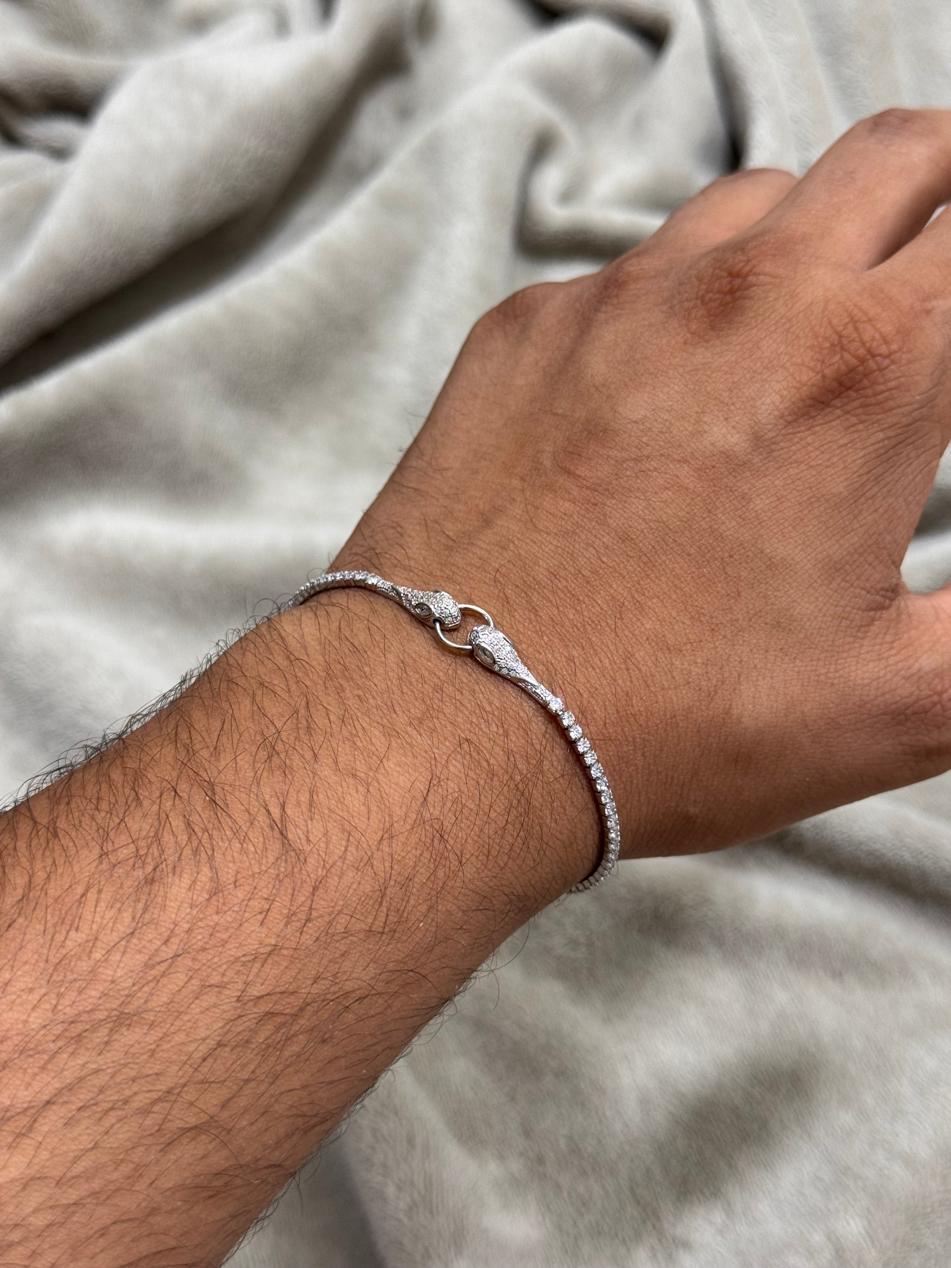 Double snake bracelet