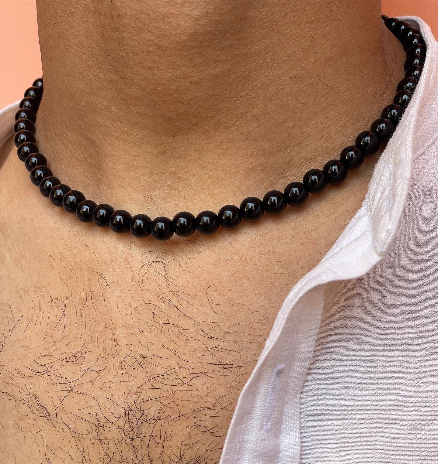 Black neck necklace