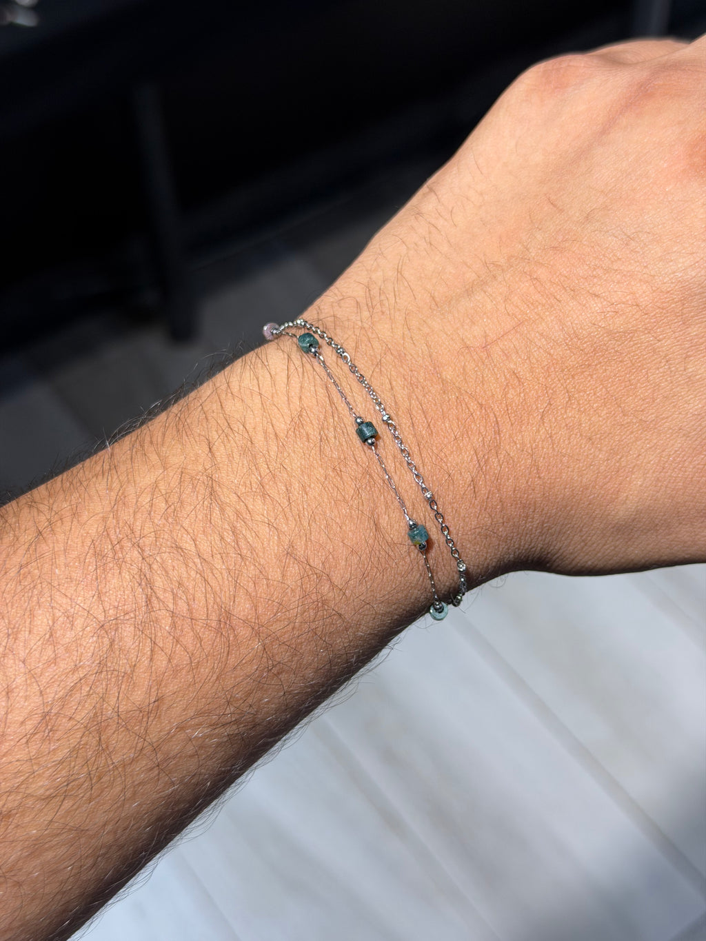 Minimalist Beaded Double-Layer Bracelet
