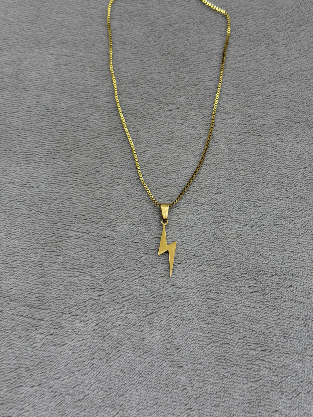 Gold Electricity necklace