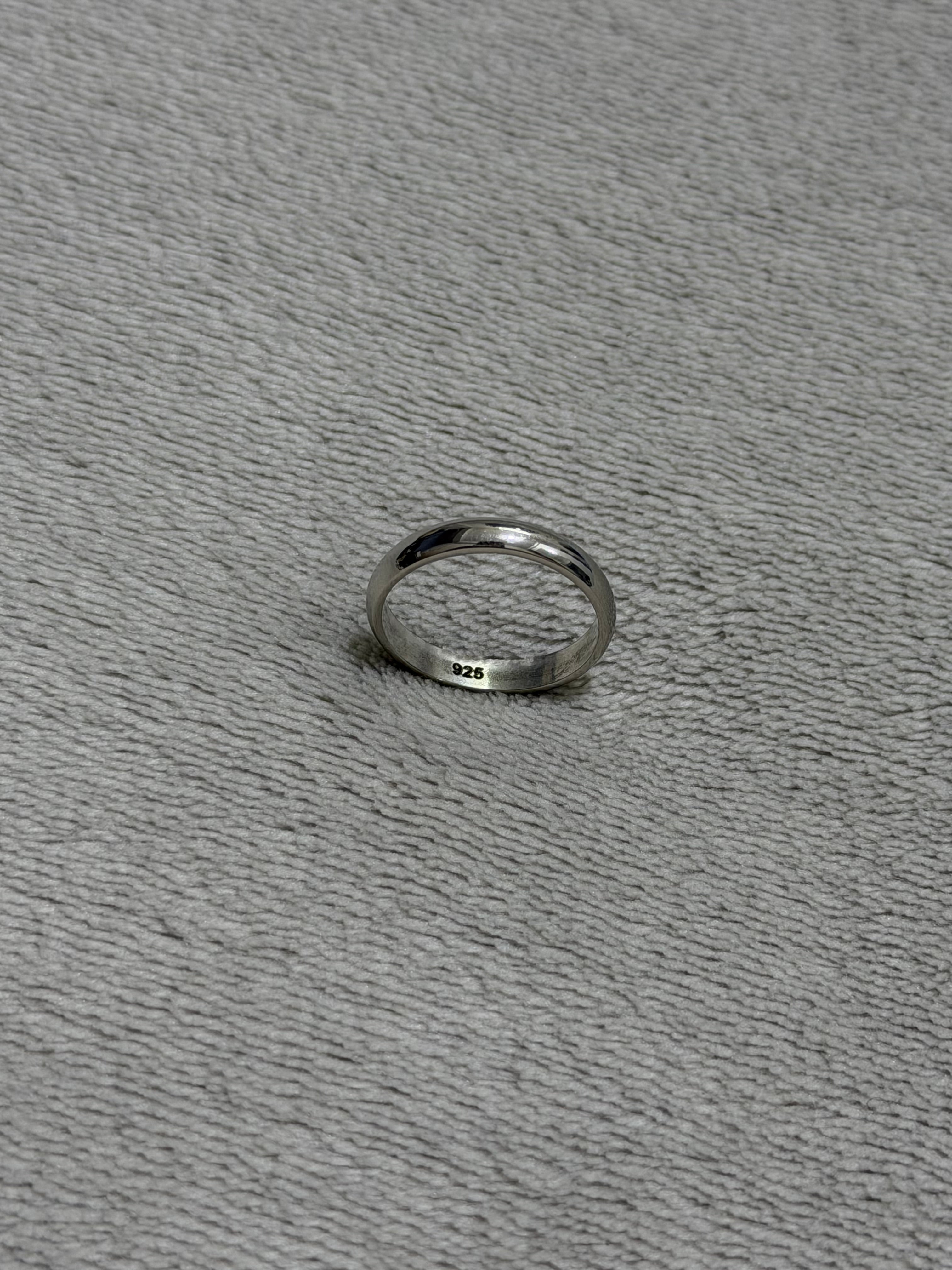 Original Italian silver wedding ring