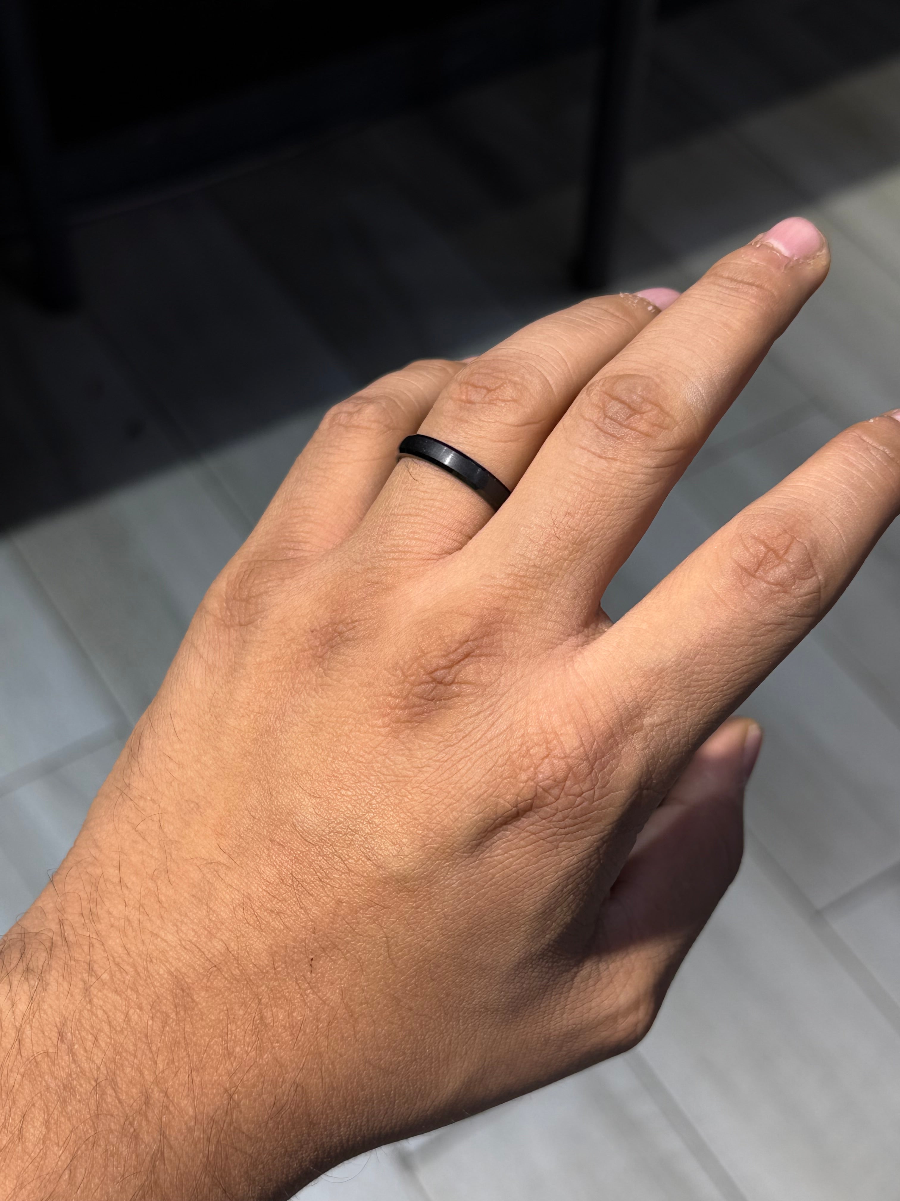 Original American tungsten weeding ring