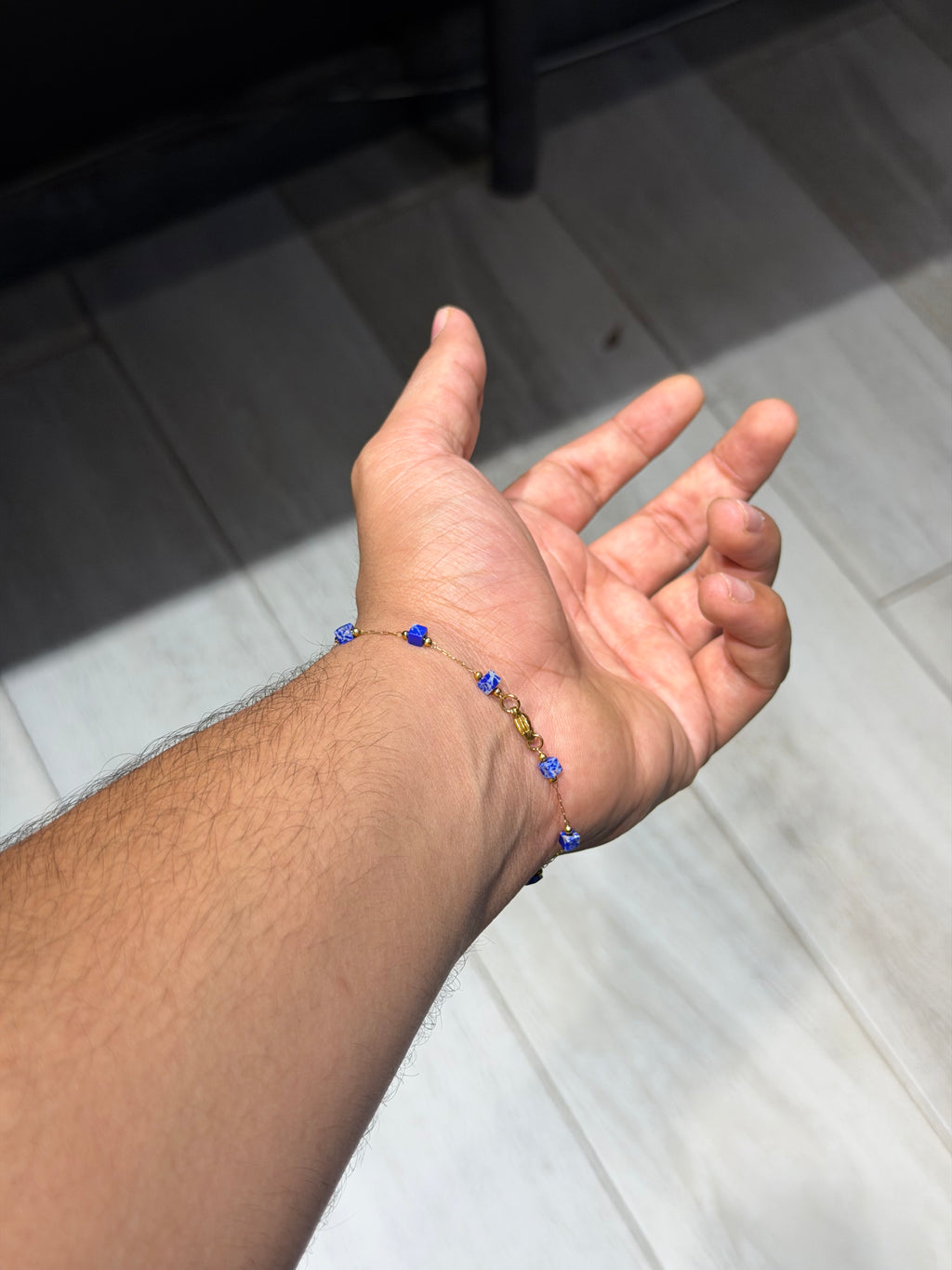 Lapis Blue Crystal Bracelet