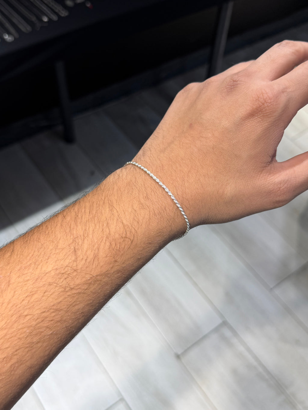 Italian 925 Sterling Cardoon Silver Bracelet