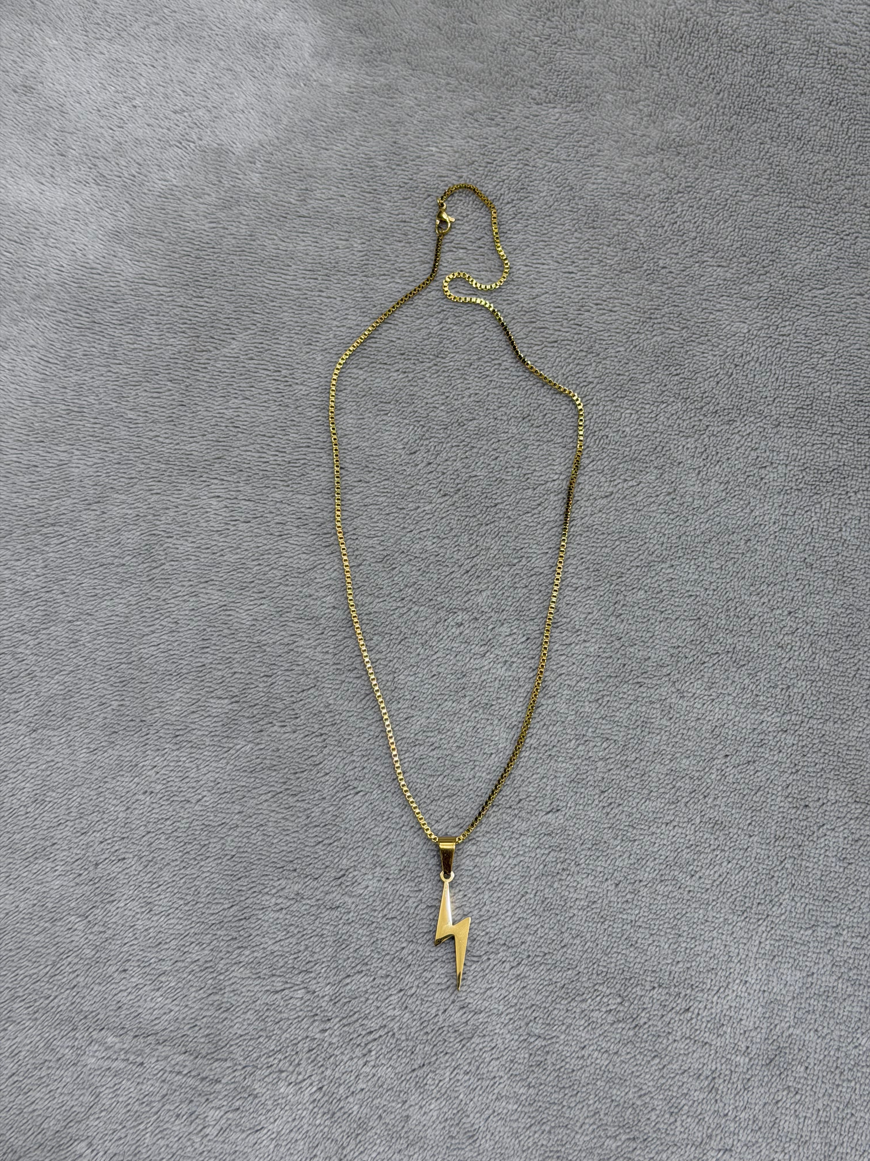 Gold Electricity necklace