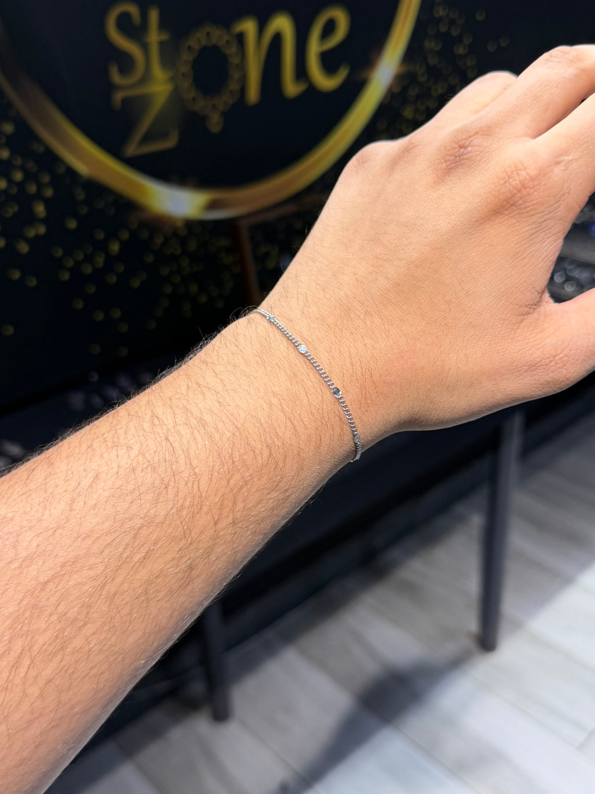 Silver Spark Link Bracelet