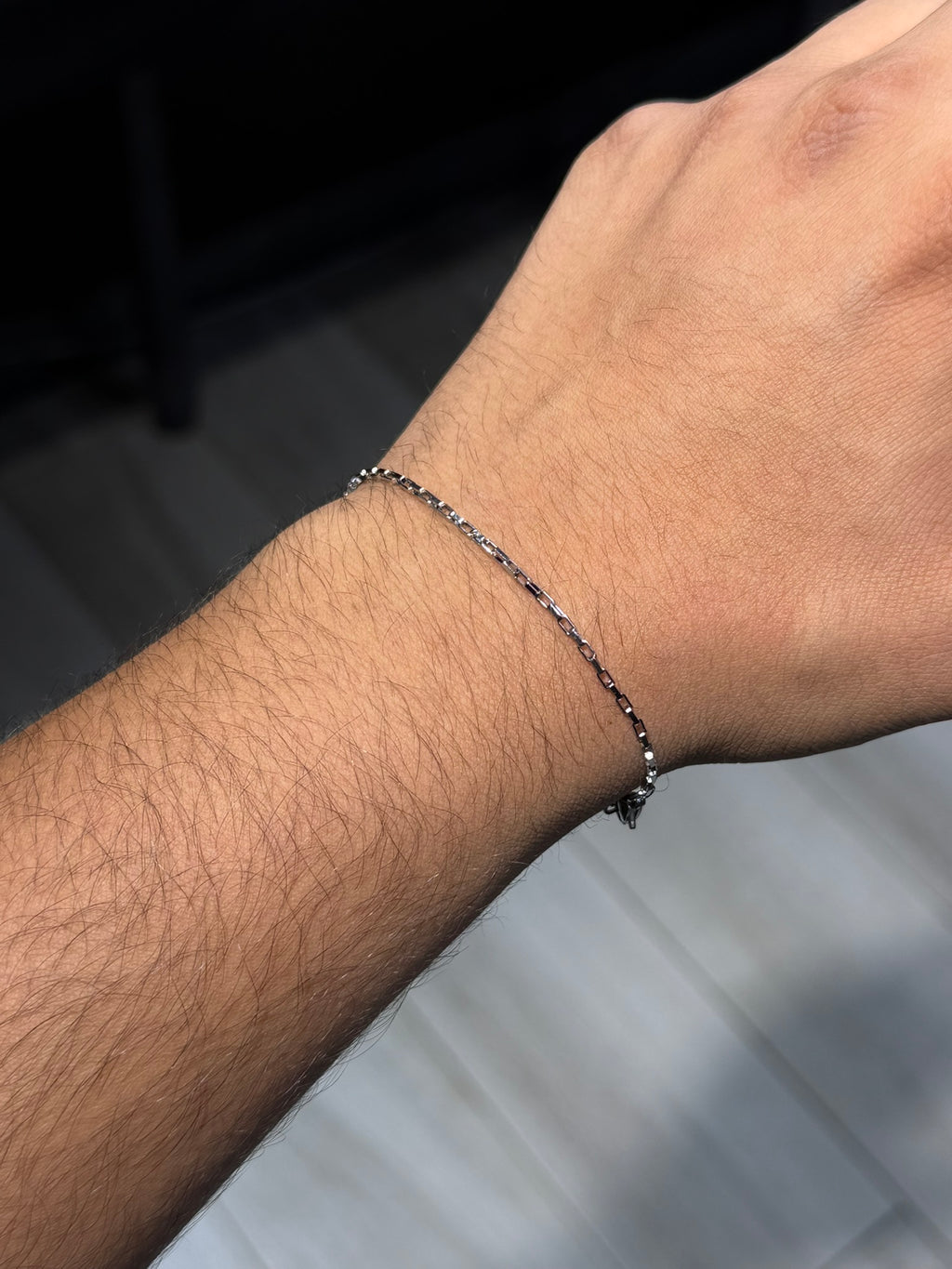 Slim Box Chain Bracelet