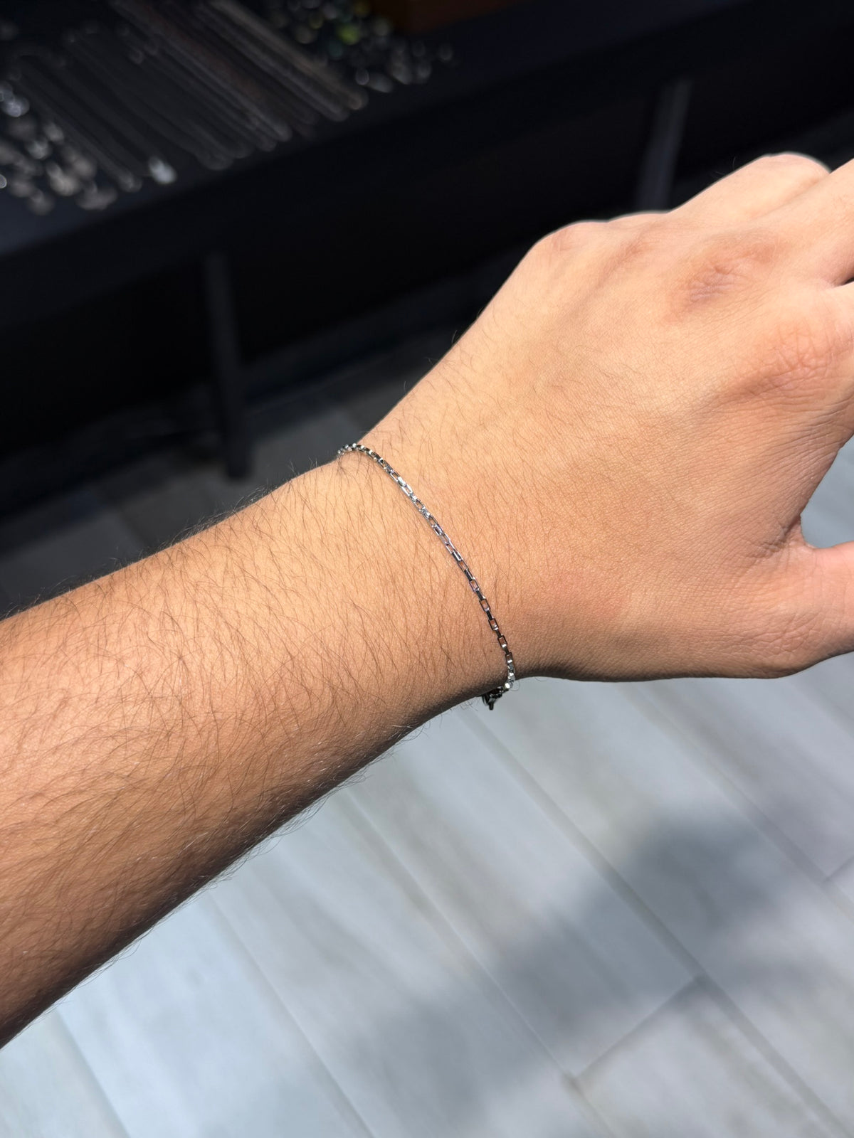 Slim Box Chain Bracelet