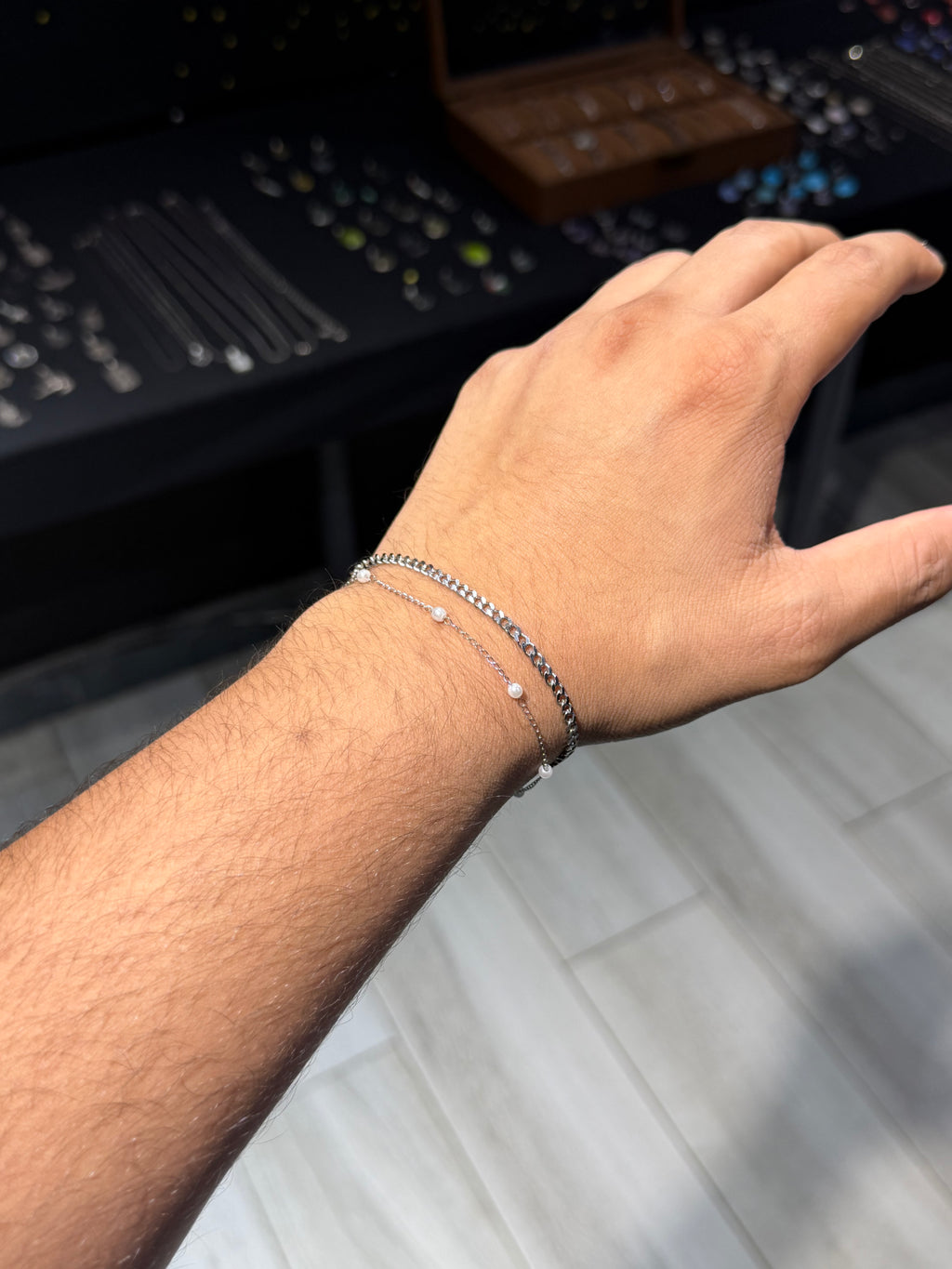 Double Layer Pearl Bracelet