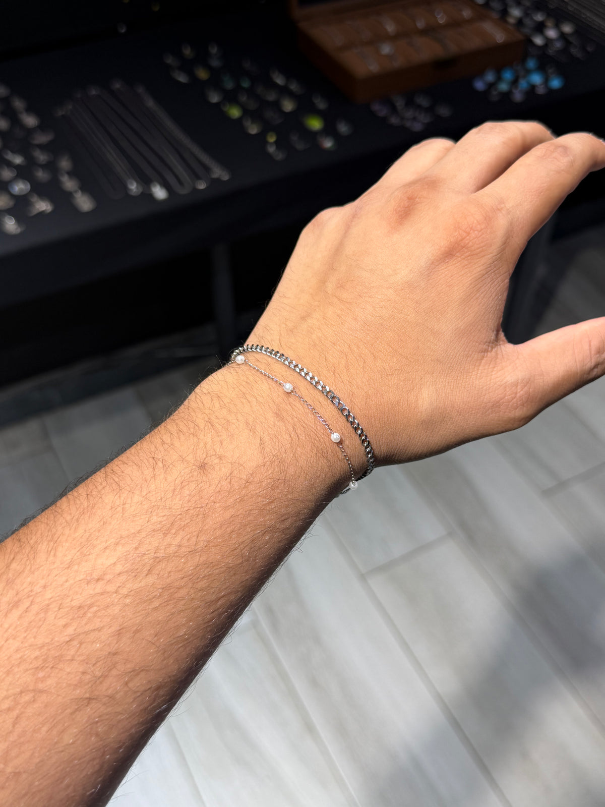 Double Layer Pearl Bracelet